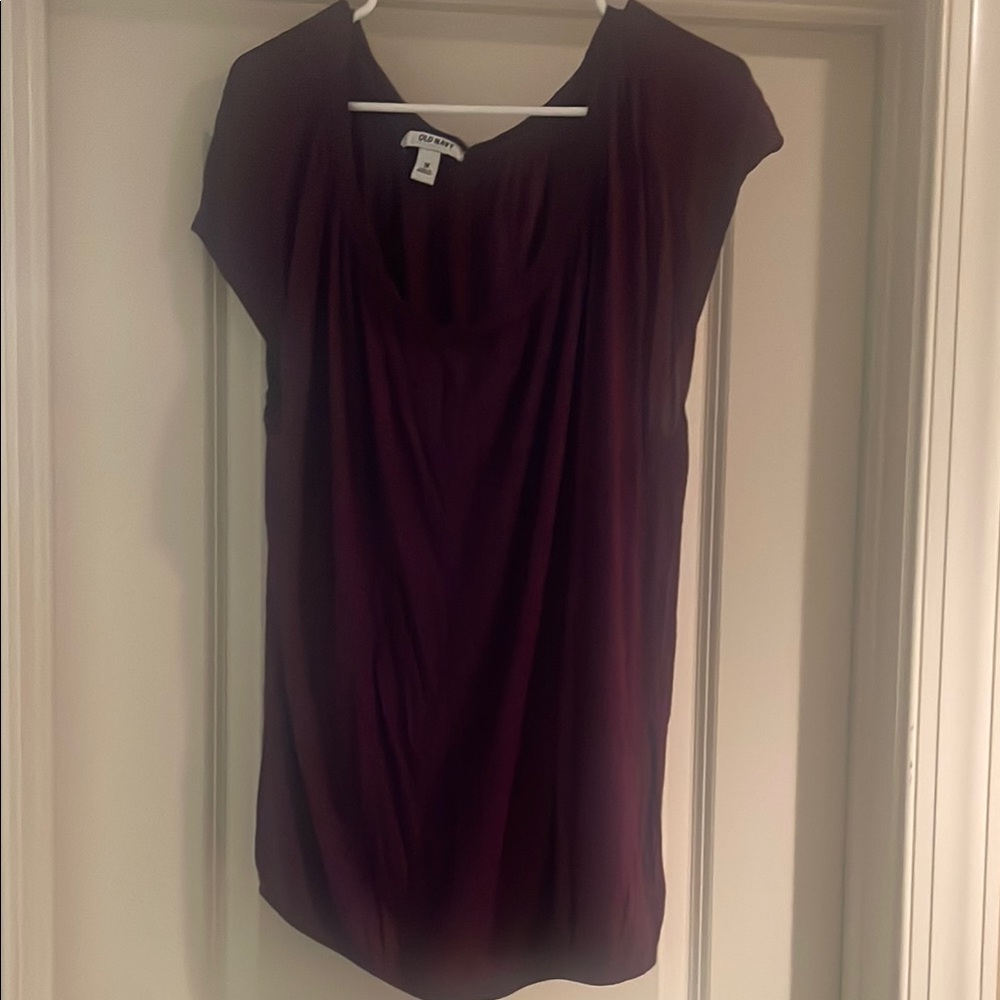 Old Navy Dark Purple Blouse